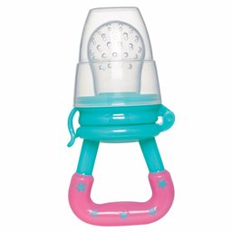 Porta-Frutinha Em Silicone Buba Azul e Rosa - 1