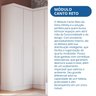 Móveis para Quarto Módulo Canto Reto 2 Porta Infinity - 9