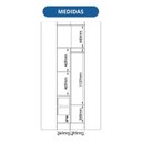 Ver imagem 5 de Móveis para Quarto Módulo Canto Reto 2 Porta Infinity Branco/Line