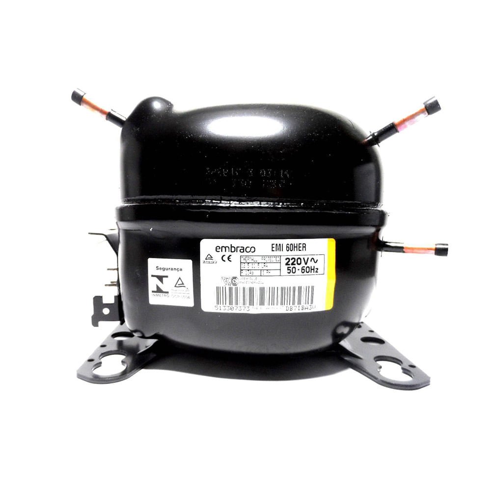 Compressor Embraco 1/6 R134 Emi60her - 220v | MadeiraMadeira
