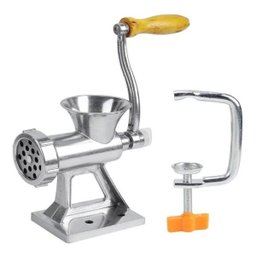Maquina de Moer Carne Manualmente a Manivela Moedor Manual de Linguica Biscoito - 1