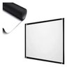 Tela para Projetar 60 Polegadas Projeção Manual 1,20 Metros Retraril Datashow em Lona - 5