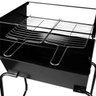Churrasqueira Portátil Desmontavel com 2 Grelhas para Camping Quintal Churrasco - 4