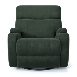 Poltrona do Papai Reclinável em Tecido Suede Cor Verde Musgo Elétrica - Modelo Imperial - 2