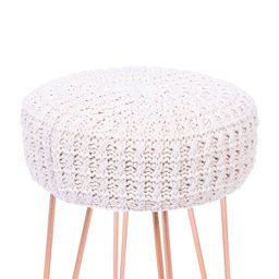 Kit de 2 Puff Kitty em Branco e Base Metal - Or Design - 4