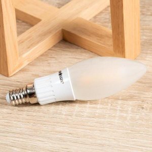 Lâmpada Filamento de Led 3w E14 Amarela Fosca Ourolux