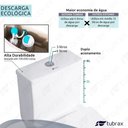 Ver imagem 3 de  Vaso Sanitário Monobloco Cerâmica Modelo Unitum Tubrax – Branco
