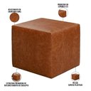 Ver imagem 5 de Poltrona de Amamentação com Balanço e Puff Ravena W01 Couríssimo Camel - Lyam Decor