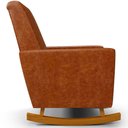 Ver imagem 6 de Poltrona de Amamentação com Balanço e Puff Ravena W01 Couríssimo Camel - Lyam Decor