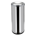 Ver imagem 1 de Cesto De Lixo Lixeira 30 Litros Inox Tampa Basculante Escritório Viel 3592