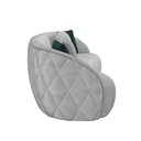 Ver imagem 3 de Sofá 3 Lugares para Sala Living Olimpo 288 Cm M03 Veludo Cinza Claro - Lyam Decor