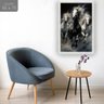 Quadro Decorativo Cavalos: Mod. 0405 Collor-ink Mod.0405 50 X 75cm Branco - 2