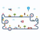 Ver imagem 2 de Adesivo de Parede Carrinhos Coloridos - P
