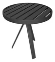 Ver imagem 6 de Kit 2 Espreguiçadeira em Alumínio e Tela Sling Modelo Reto + Mesa Lateral 3 Pés - Preto