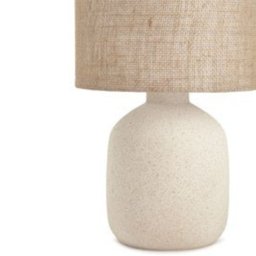 Abajur Luminária em Cerâmica e Fibra Natural 18269 48x33,5cm - 4