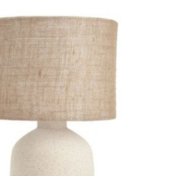 Abajur Luminária em Cerâmica e Fibra Natural 18269 48x33,5cm - 3