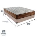 Ver imagem 6 de Cama Box Bege e Colchão Anjos Star Pillow In Molas Ensacadas Casal Anjos