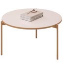 Ver imagem 2 de Mesa de Centro Decorativa Sala de Estar Industrial Ellie D05 Off White - Lyam Decor