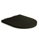 Ver imagem 1 de Assento Poliester Soft Close Carrara Marrom Fosco Rose Gold para vaso Deca