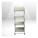 Ver imagem 3 de Carrinho Organizador Prateleira Cozinha Multiuso 4 Andares