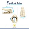 Enfeite Aquário Esqueleto Cabeça Crocodilo Pequeno 54100 - 2