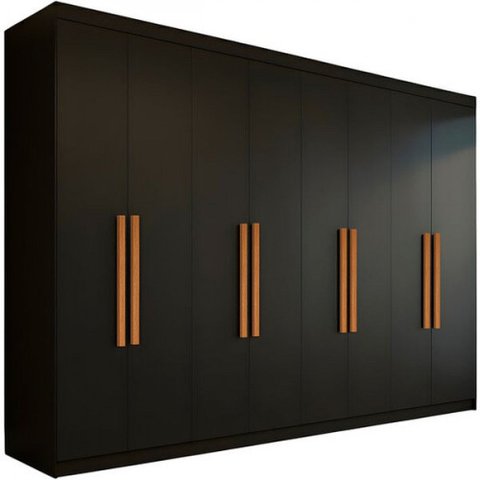 Guarda-roupa Roupeiro Maxel Paris 8 Portas 4 Gavetas 100 Mdf