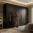 Ver imagem 4 de Guarda-roupa Roupeiro Maxel Paris 8 Portas 4 Gavetas 100 Mdf