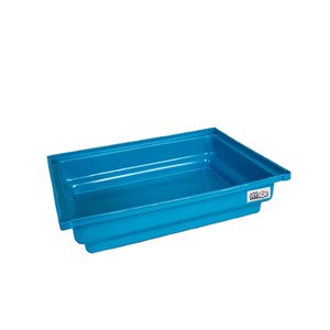 Bandeja Plástica Higiênica Azul para Gaiola Pequena Jel Plast Pet Roe