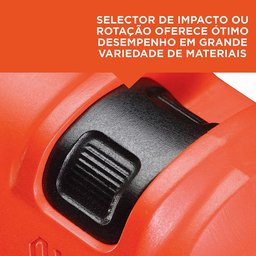 Furadeira de Impacto 3/8 10mm 560w 127v Tm500br - Black Decker - 4