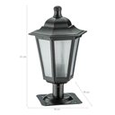 Ver imagem 4 de 2 Balizadores de Piso Lente Fosca Luminárias Jardim Muro Alumínio Preto Área Externa Dital