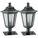Ver imagem 1 de 2 Balizadores de Piso Lente Fosca Luminárias Jardim Muro Alumínio Preto Área Externa Dital