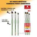 Ver imagem 2 de Conjunto Pincel Chanfrado Cabo Ergonômico 3 Un 405 Condor