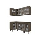 Ver imagem 3 de Lavanderia Modulada Lora 8 Portas 7 Prateleiras MDF 267.6cm Bege Casa 812