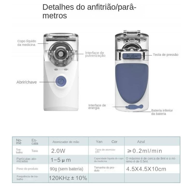 Inalador Nebulizador Portátil - 3