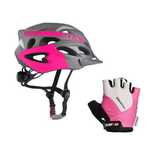 Capacete para Ciclismo com LED com Luva Arbok