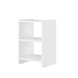 Mesa de Cabeceira Atenas Mesa de Cabeceira Moderno Pequeno - Branco - 2
