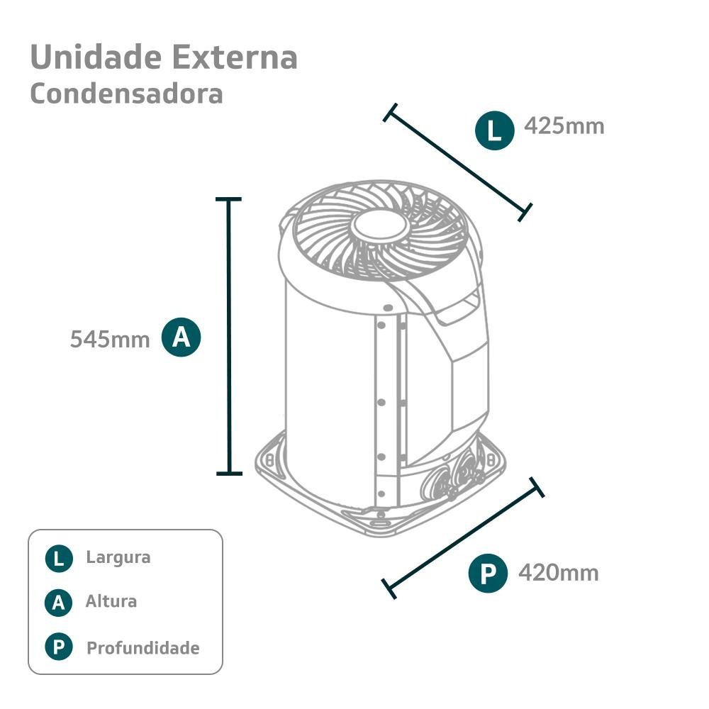 Ar-Condicionado Split HW Gree G-Top Plus 9.000 BTUs Só Frio 220V - 6