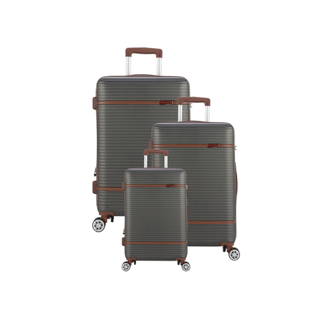 Kit C/ 3 Malas De Mão Viagens Executivo Abs Rodinhas 360º