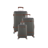 Kit C/ 3 Malas De Mão Viagens Executivo Abs Rodinhas 360º - 1