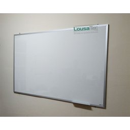 Quadro Branco Liso Reto 070x050cm - Lousa Profissional - Moldura de Alumínio - 4