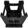 Banqueta Plástica Dobrável com Alça Multiuso Vonder 22cm Capacidade 150kg Preto - 5