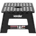 Ver imagem 7 de Banqueta Plástica Dobrável com Alça Multiuso Vonder 22cm Capacidade 150kg Preto