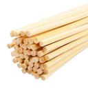 Ver imagem 1 de Palito de Bambu para Algodão Doce 45cm X 5mm - 200 Unidades