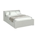 Ver imagem 3 de Cama Baú de Casal com 4 gavetas Ilan Carvalho Claro