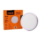 Ver imagem 2 de Painel Led 20,5x20,5 Redondo Branco Sobrepor 18w 4000k Foxlux