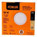 Ver imagem 3 de Painel Led 20,5x20,5 Redondo Branco Sobrepor 18w 4000k Foxlux