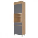 Ver imagem 1 de Paneleiro 2 Portas 1 Gaveta Torre Quente Nesher Realeza Premium 65cm 100% MDF