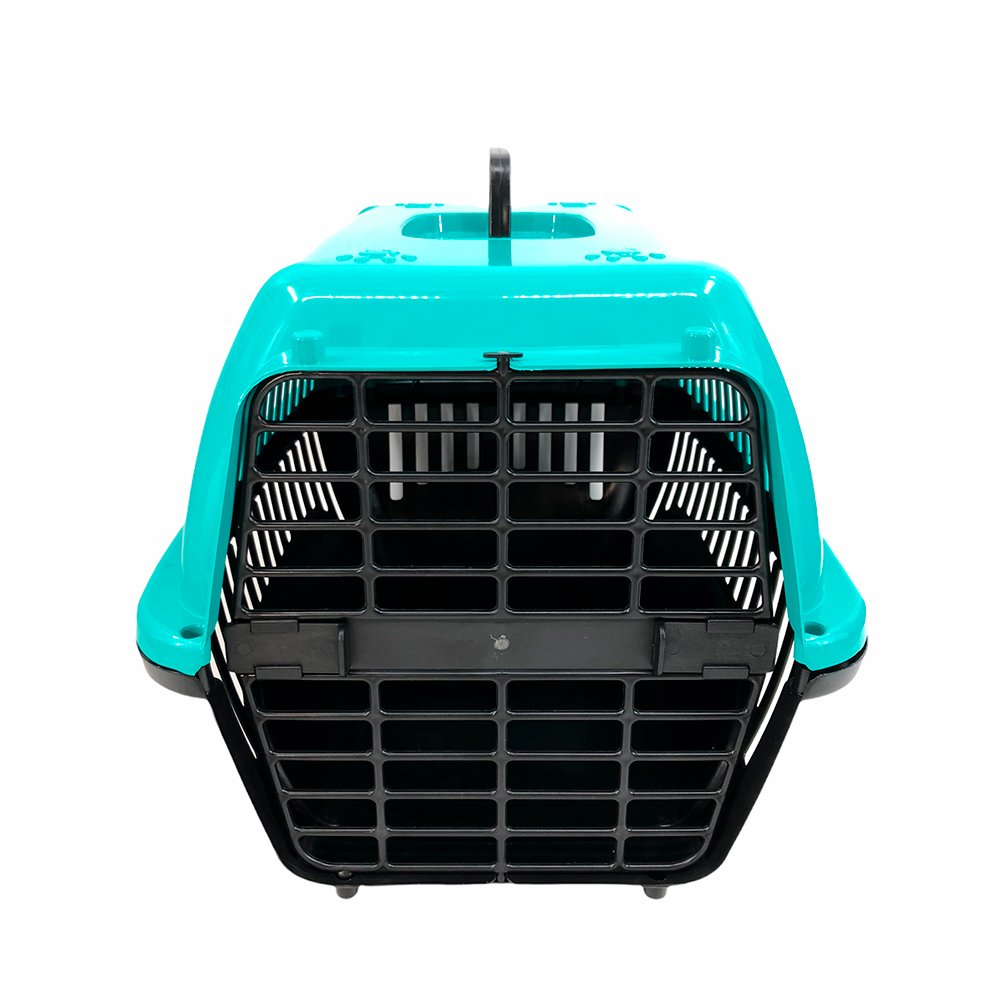 Caixa de Transporte Pet N2 Cães Gatos BrinqPet: Verde - 1