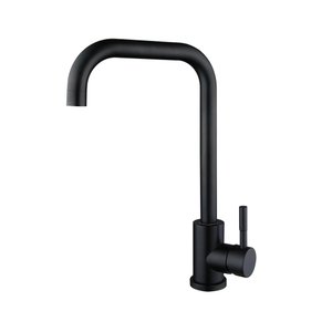 Torneira Inox Cozinha Misturador Monocomando Preta Mesa Doan ME15B