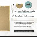 Ver imagem 4 de Kit 4 Quadros Decorativos Plantas Formas e Linhas Moldura Preta